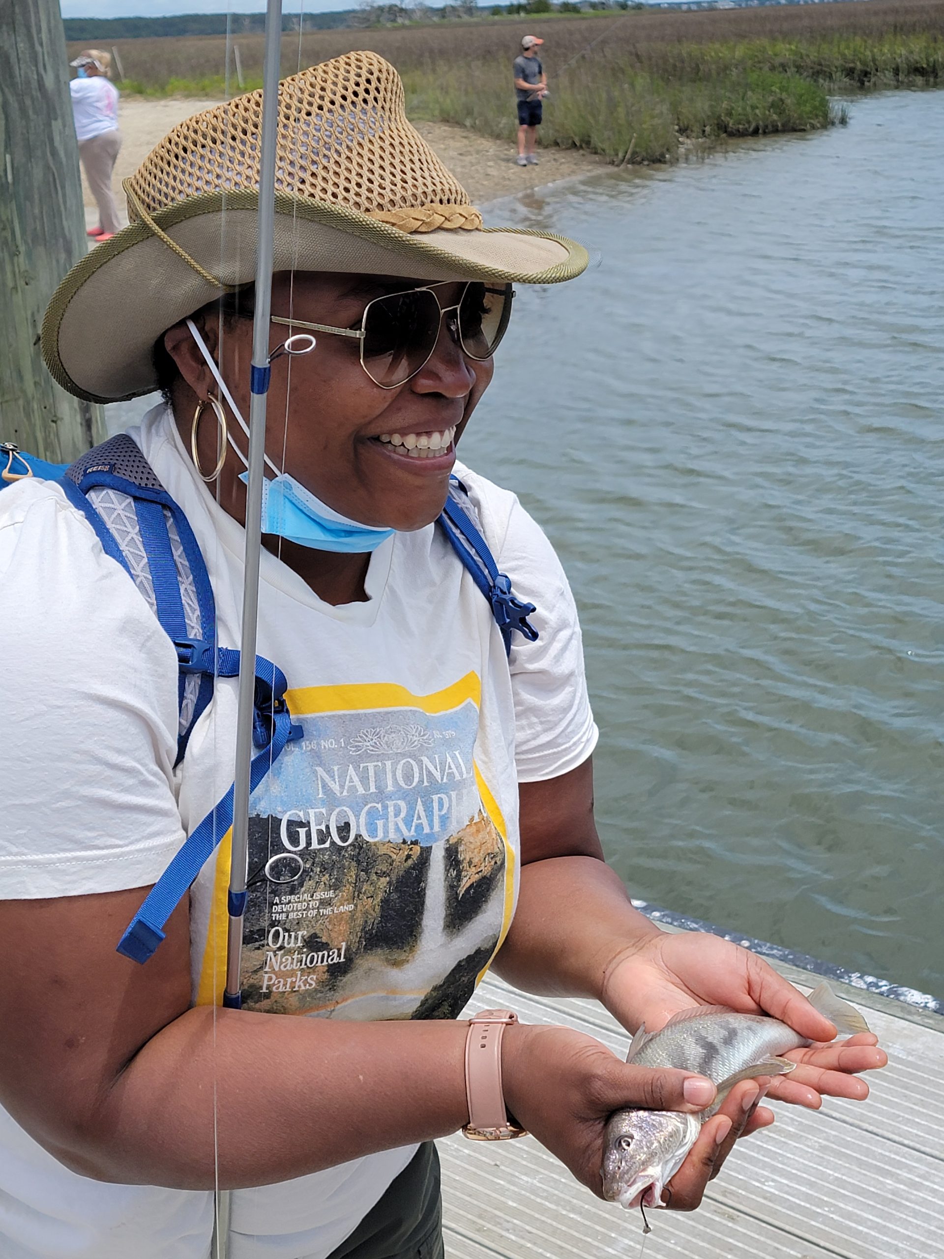 Youth-Adult Active Fishing Clinic at Jason's Lake at Botany Bay